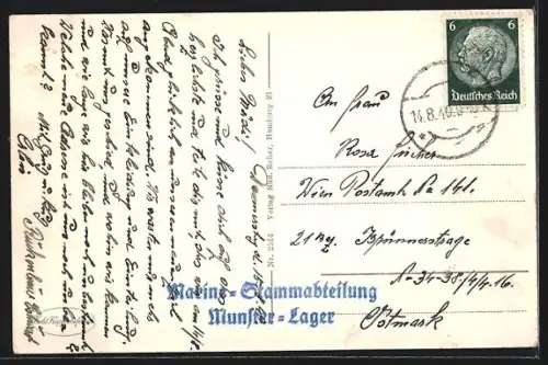 AK Munster-Lager /Lüneburger Heide, Truppenübungsplatz, verschiedene Gebäudeansichten