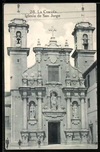 AK La Coruna, Iglesia de San Jorge