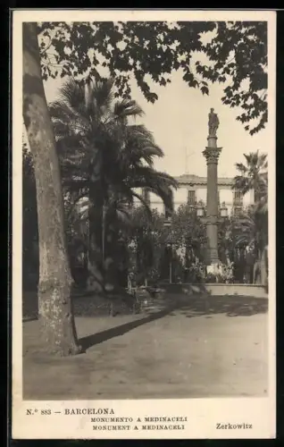 AK Barcelona, Monumento a Medinaceli