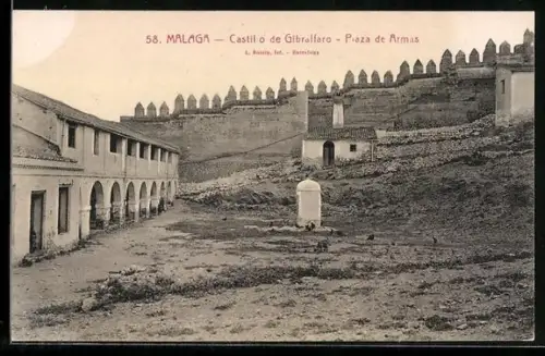 AK Malaga, Castil ode Gibralfaro, Plaza de Armas