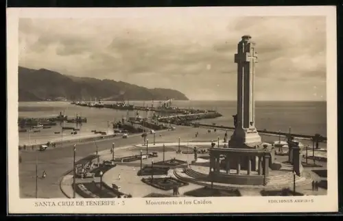 AK Santa Cruz de Tenerife, Monumento a los Caidos