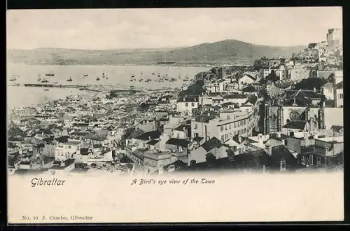 AK Gibraltar, A Bird`s eye view of the Town