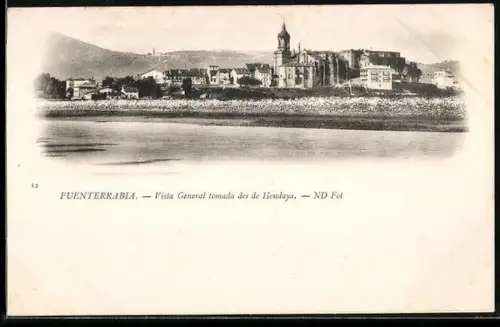 AK Fuenterrabia, Vista General tomada des de Hendaya
