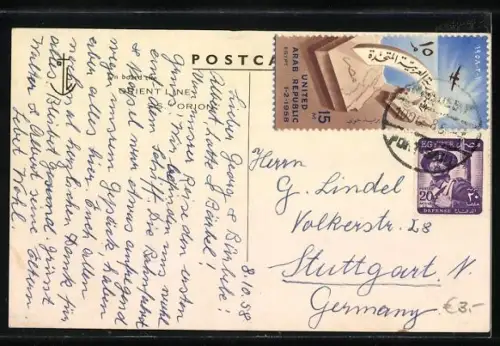 AK Passagierschiff RMS Orion der Orient Line sticht in See