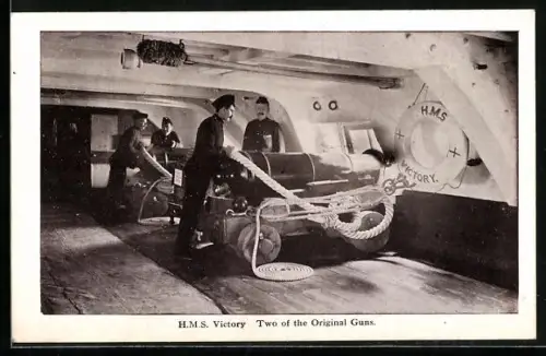AK H.M.S. Victory, Two of the Original Guns, Kriegsschiff