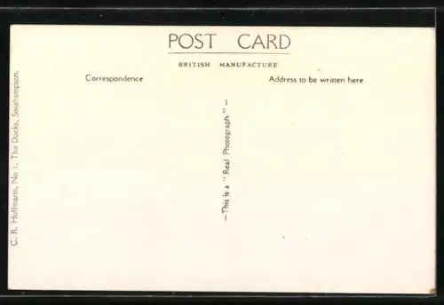 AK Passagierschiff R.M.S. Berengaria, First Class Smoking Room