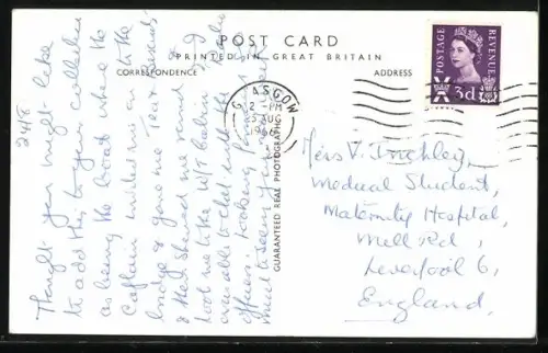 AK Fährschiff R.M.S. Hebrides in Fahrt vor der Küste