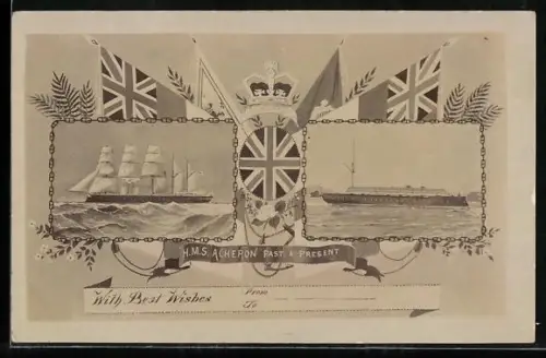 AK H.M.S. Acheron past and present, Kriegsschiff