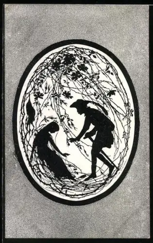 AK Dornröschen, Scherenschnitt