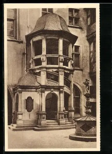 AK Frankfurt a. Main, Römerhöfchen, Ganzsache WHW Winterhilfswerk