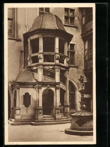 AK Frankfurt a. Main, Römerhöfchen, Ganzsache WHW Winterhilfswerk