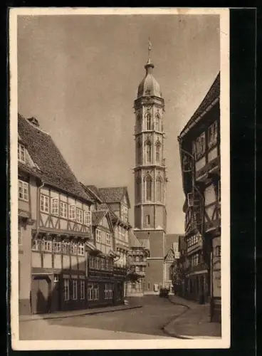 AK Braunschweig, Alte Waage, Ganzsache WHW Winterhilfswerk