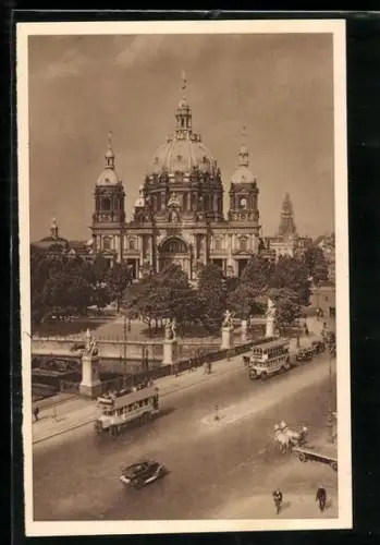 AK Berlin, Berliner Dom, Ganzsache WHW Winterhilfswerk