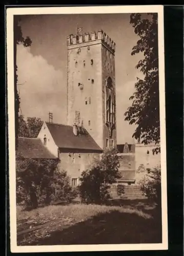AK Landsberg am Lech, Bayerntor, Ganzsache WHW Winterhilfswerk