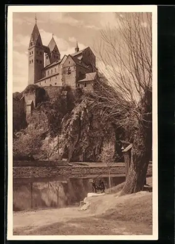 AK Dietkirchen i. Lahntal, Stiftskirche, Ganzsache WHW Winterhilfswerk