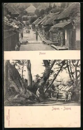 AK Nara, Hasse, Ortsansicht, Strassenpartie