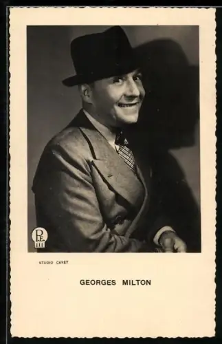 AK Schauspieler Georges Milton mit Hut