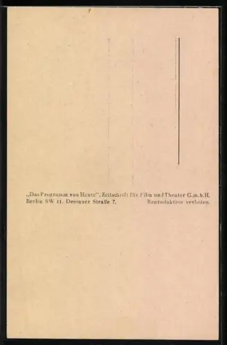 AK Schauspieler René Deltgen, mit ernstem Blick