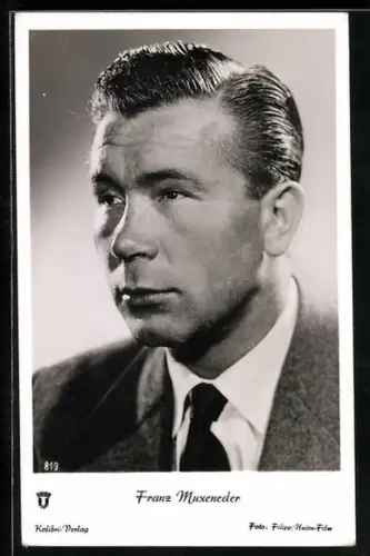 AK Schauspieler Franz Muxeneder mit konzentriertem Blick