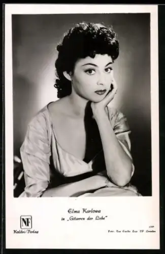 AK Schauspielerin Elma Karlowa in Gitarren der Liebe