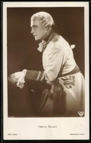 AK Schauspieler Henry Stuart in adligen Kostüm