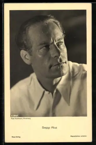 AK Schauspieler Sepp Rist