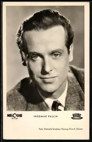AK Schauspieler Ingemar Pallin in dem Film Schwedenmädel