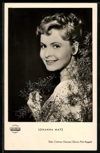 AK Schauspielerin Johanna Matz in dem Film Der Kongress tanzt