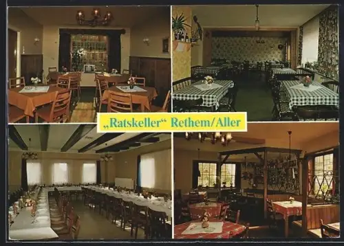 AK Rethem /Aller, Gasthaus Ratskeller, Inh. U. Bahlo