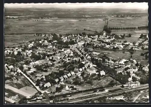 AK Rethem /Aller, Ortsansicht aus der Vogelschau