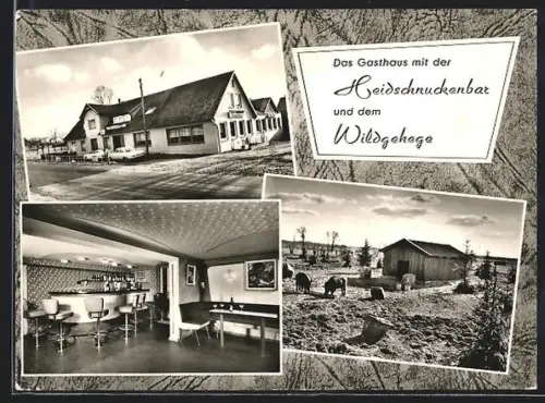 AK Südkampen /Fallingbostel, Gasthaus und Pension Karl Meyer, Wildgehege