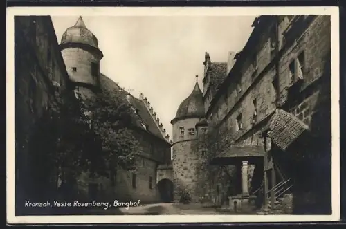 AK Kronach, Veste Rosenberg, Burghof