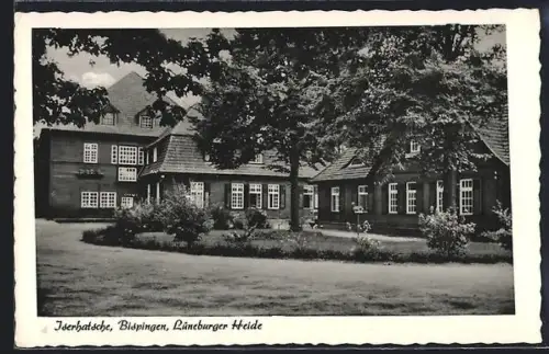 AK Bispingen /Lüneburger Heide, Iserhatsche mit Grünanlage