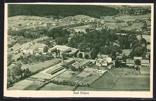 AK Bad Eilsen, Ortsansicht aus der Vogelschau
