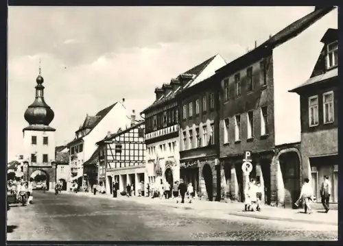 AK Saalfeld /Saale, Blankenburger Strasse, Blankenburger Tor