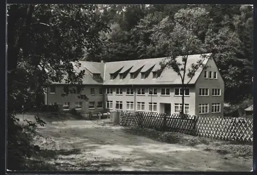 AK Schleifreisen ü. Hermsdorf, Ferienheim Bockmühle, VEB Energiekombinat Süd