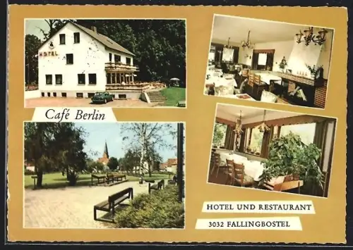 AK Fallingbostel, Café Berlin, Hotel und Restaurant, Inh. I. Christensen