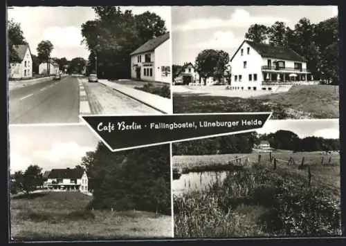 AK Fallingbostel /Lüneburger Heide, Café Berlin, Inh. J. Christensen