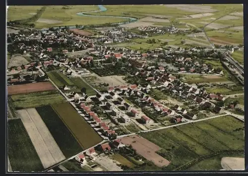AK Rethem /Aller, Luftaufnahme des Ortes