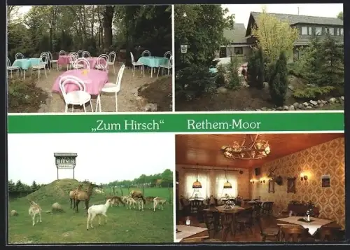 AK Rethem-Moor, Gasthaus Zum Hirsch, Bes. Fam. Leseberg