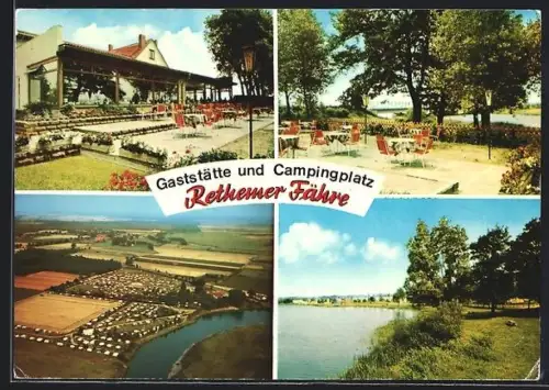 AK Rethem, Gasthaus und Campingplatz Rethemer Fähre, Bes. Anni Schou