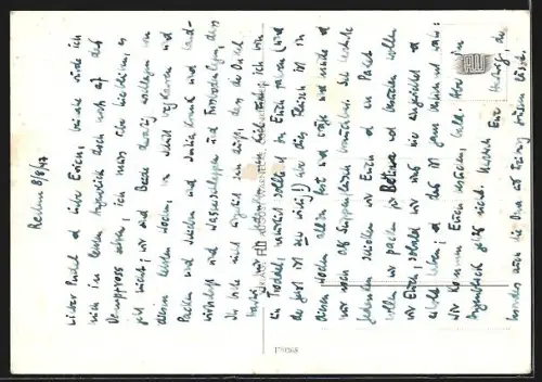 AK Rethem a. d. Aller, Partie in einer Allee