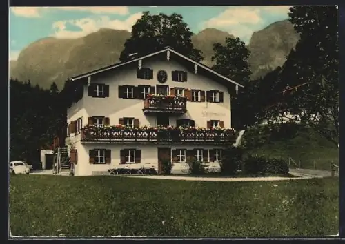 AK Ramsau b. Berchtesgaden, Gasthof Haus Pfeifenmacher, Inh. Maria Willeitner
