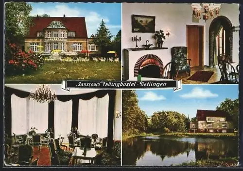 AK Fallingbostel-Tietlingen, Hotel Sanssouci, Inh. G. u. M. Uecker