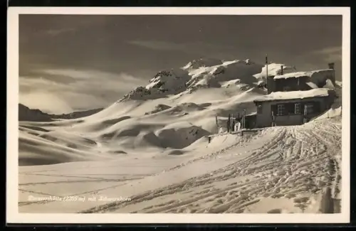 AK Parsennhütte, Panorama mit Schwarzhorn