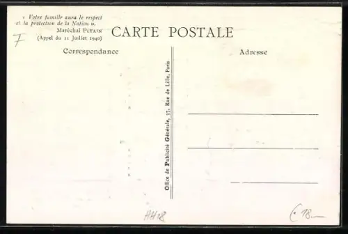 AK Paris, Exposition de la Famille