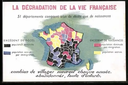 AK Paris, Exposition de la Famille Francaise, La Dégratation de la Vie Francaise