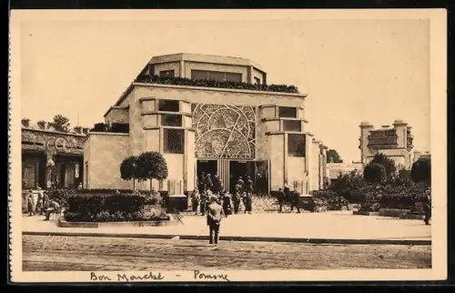 AK Paris, Exposition Internationale des Arts Decoratifs 1925, Pavillon du Bon-Marche: Pomone