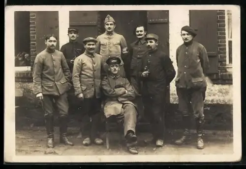 Foto-AK Kriegsgefangene im Lager