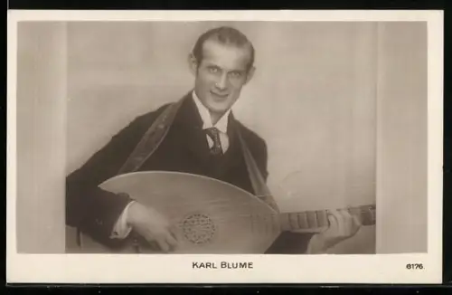 AK Komponist Karl Blume im Porträt